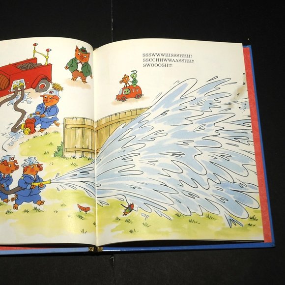 VTG Little Golden Storybook Richard Scarry 'Busiest Fire Fighters Ever!' 1993 - Picture 10 of 13